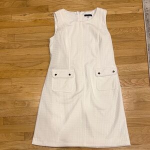 Tommy Hilfiger White Sleeveless Dress
